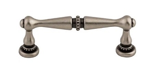 Top Knobs M1721 Edwardian 3 Inch Pull Antique Pewter